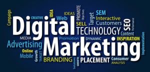 Digital Marketing Technologies word cloud